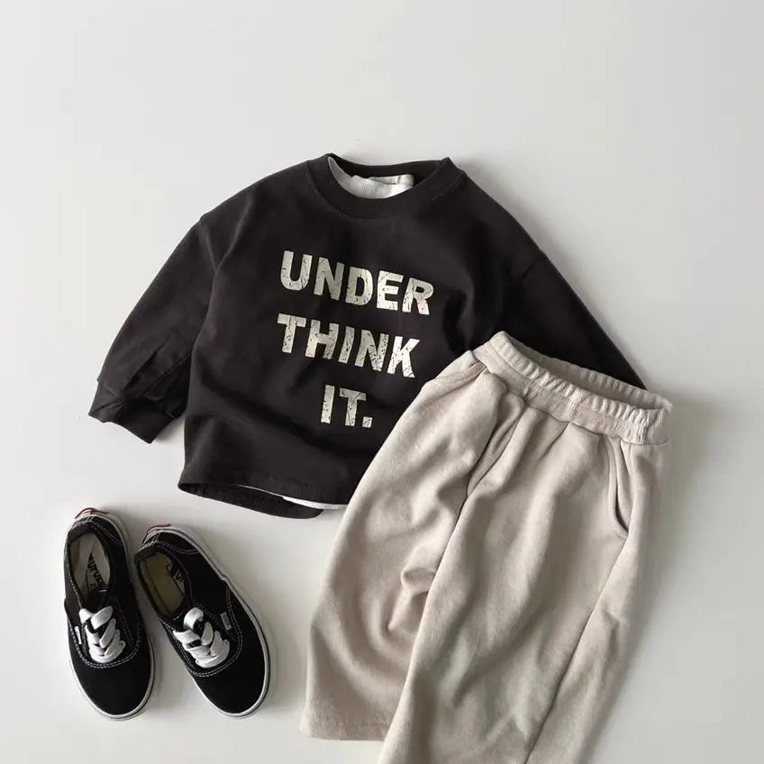 'UNDERTHINK IT' Long-Sleeve Tee