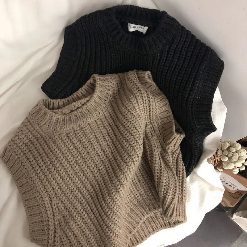 Solid Knit Sweater Vest