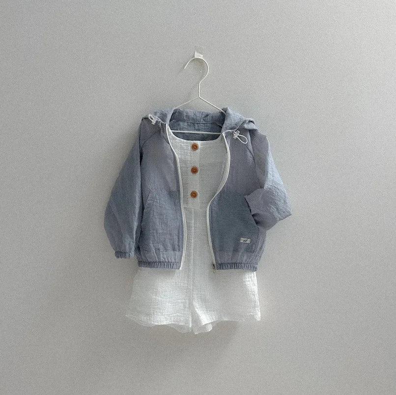 Lightweight Unisex Hooded Jacket