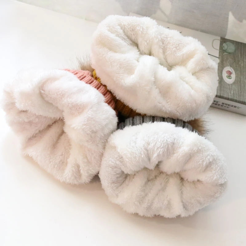 Knitted Kids Pompom Beanie