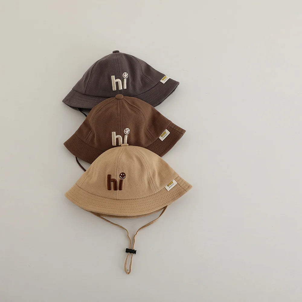 "hi" Baby Bucket Hat
