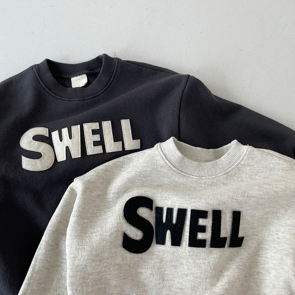 'SWELL' O-neck Sweatshirt