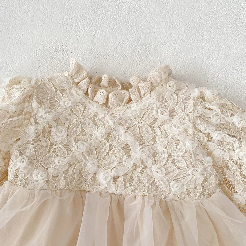 Infant Lace Tulle Romper