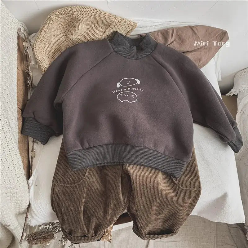 Winter Plush Corduroy Pants