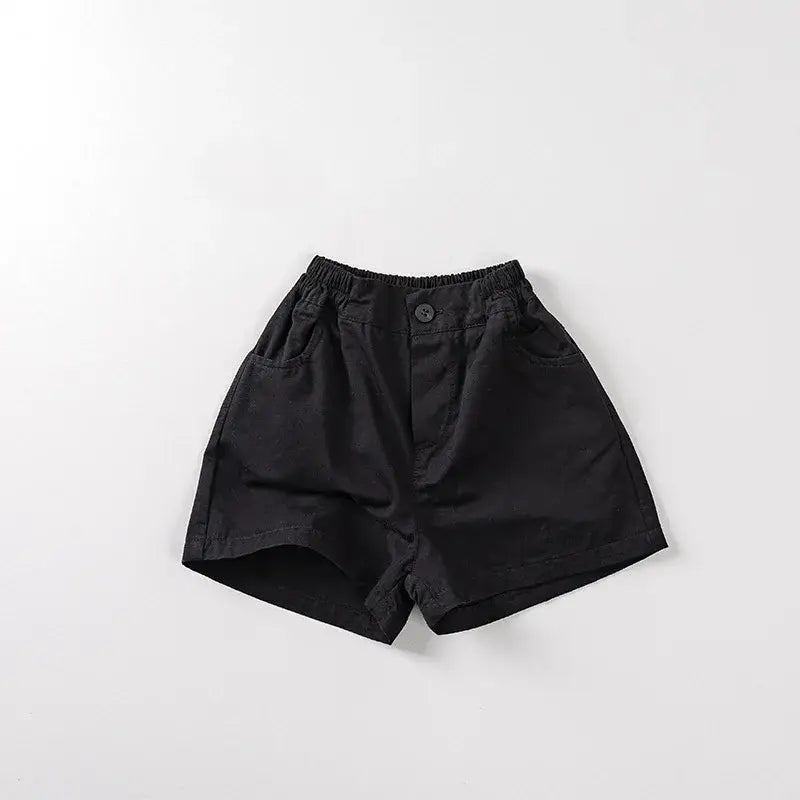 Solid Casual Kids Shorts