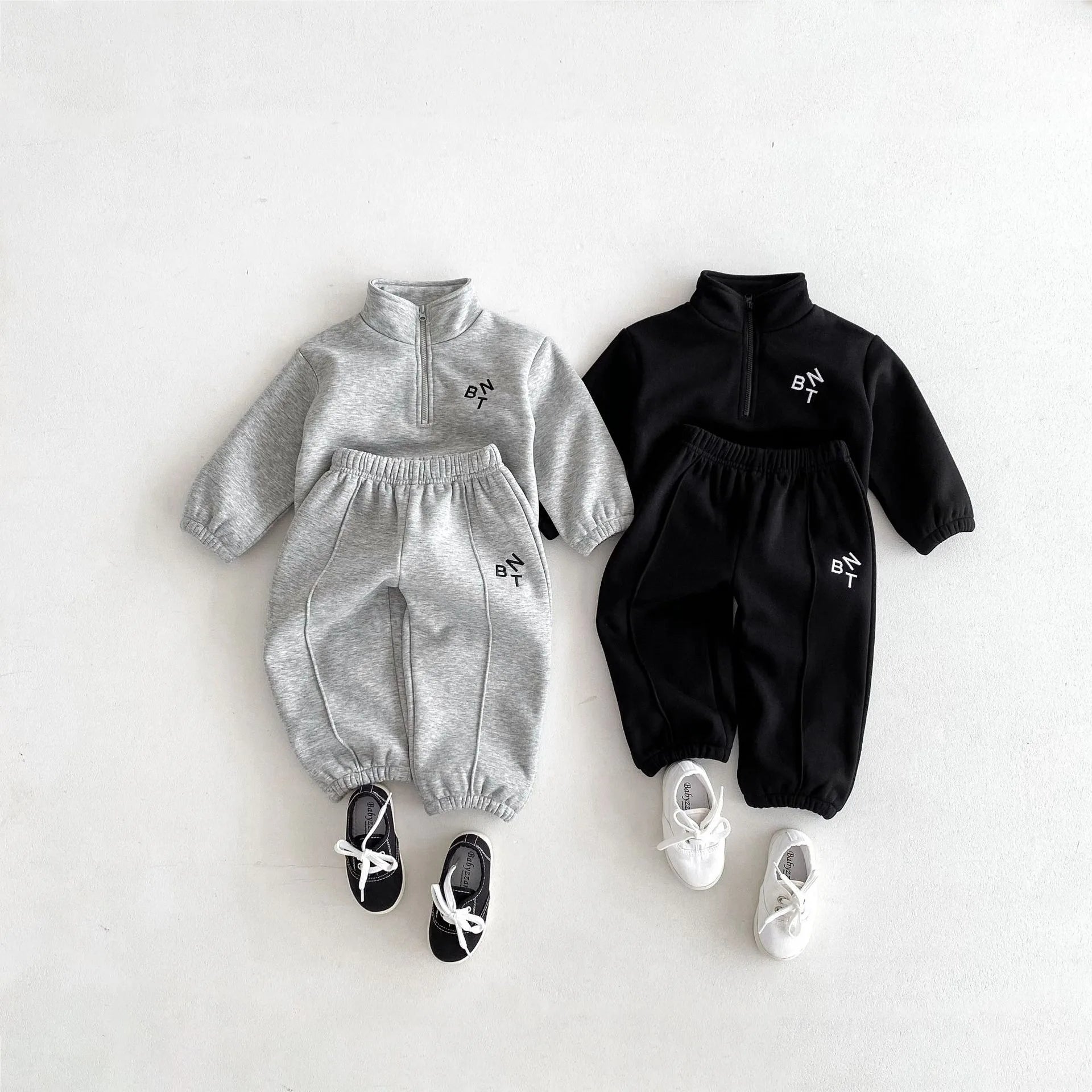 BNT Fleece-Lined Turtleneck Jogger Set