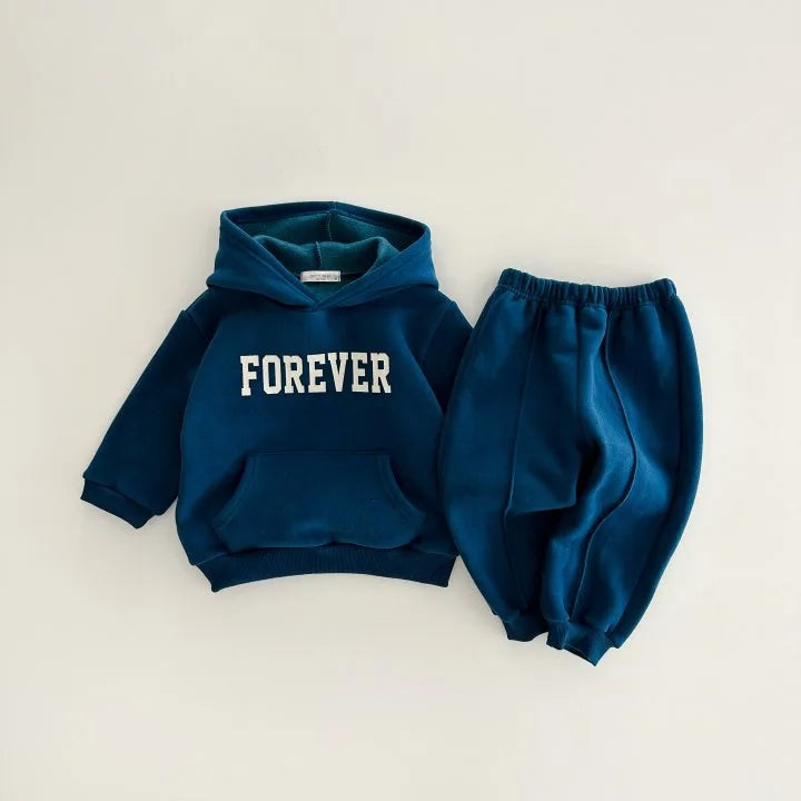 'FOREVER' Fleece Jogger Set