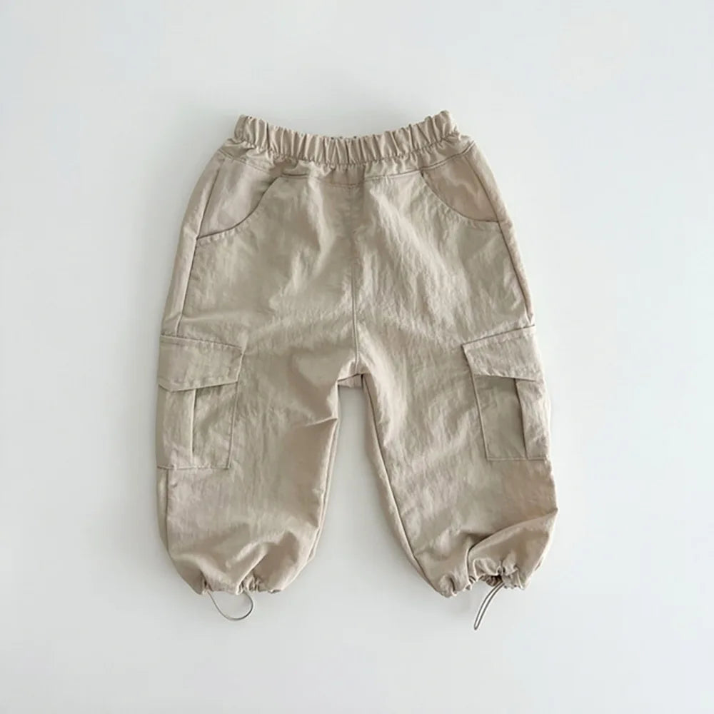 Unisex Casual Solid Cargo Pants
