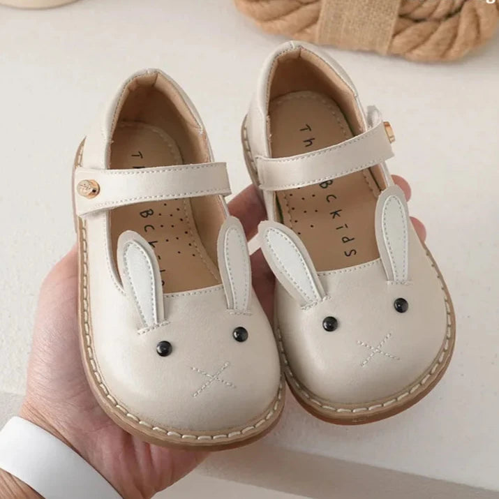 Cute Rabbit Mary Jane Leather Shoes