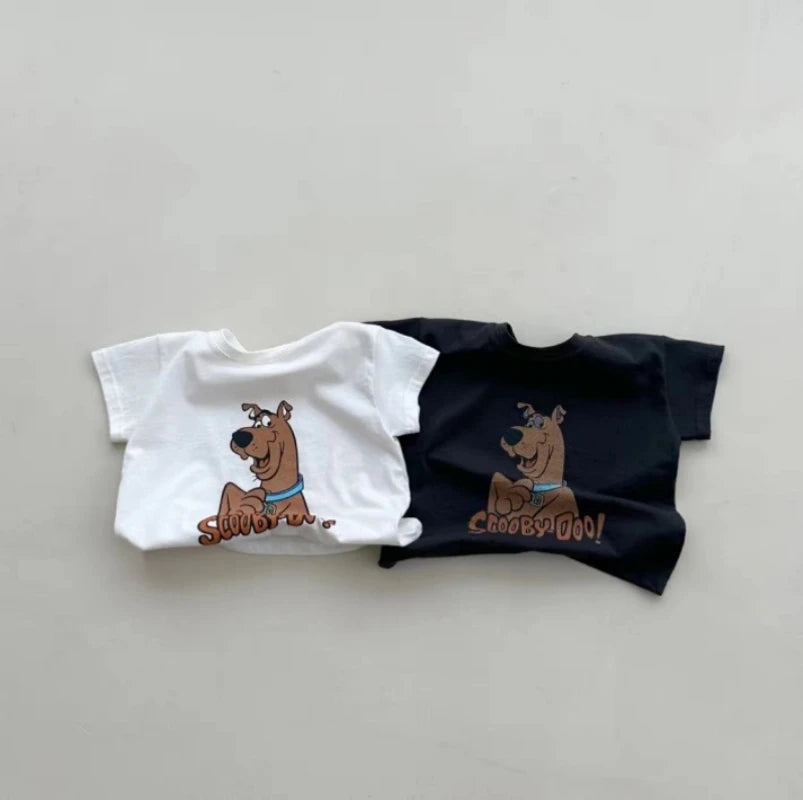 Cute Cartoon Dog Short Sleeve T-Shirt