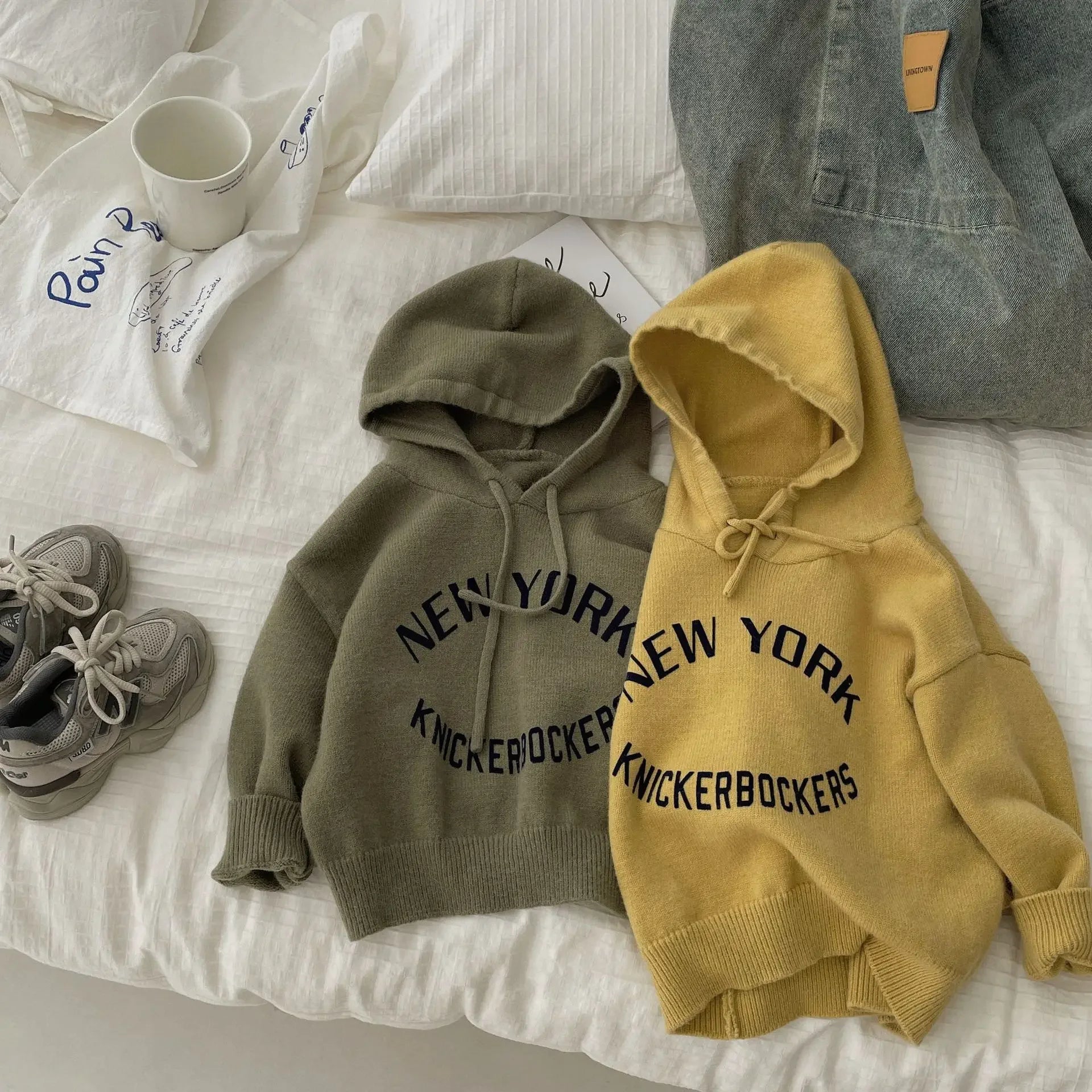 'NEW YORK' Hooded Sweater