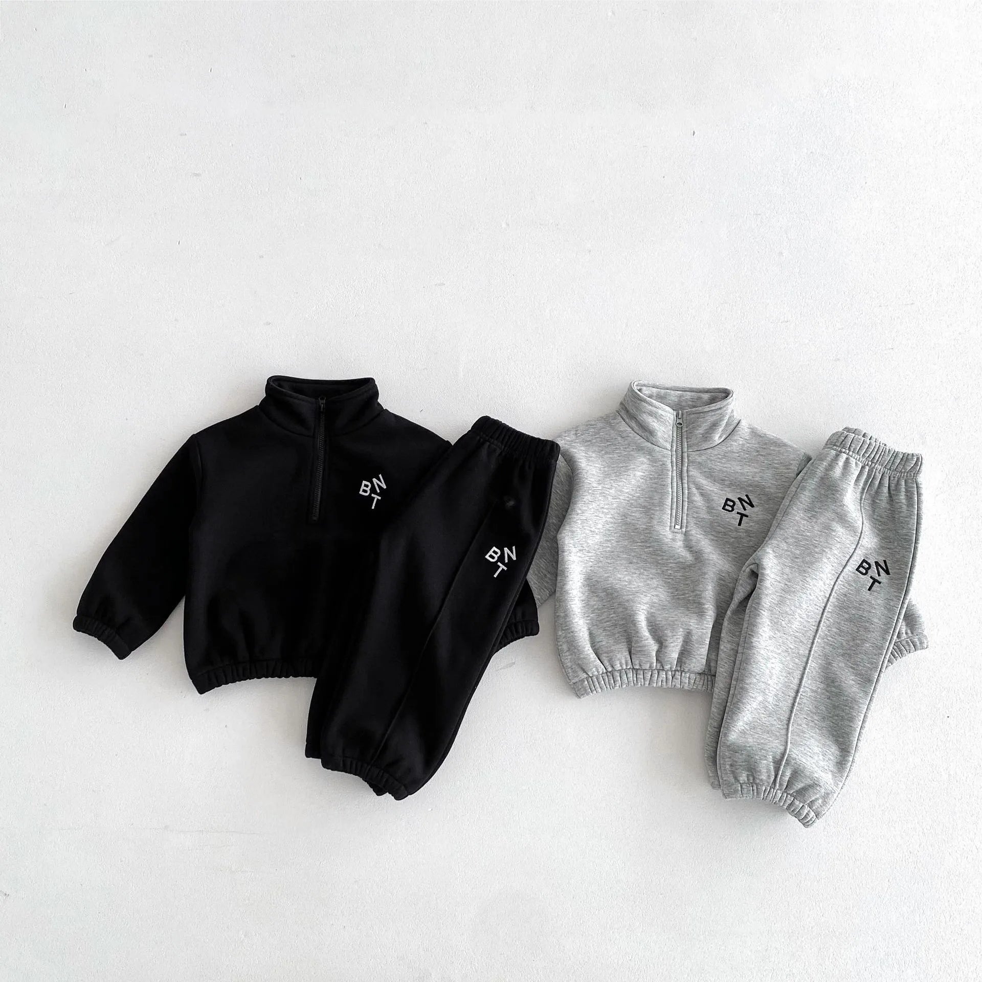 BNT Fleece-Lined Turtleneck Jogger Set
