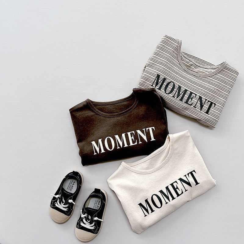 Long-Sleeved Letter Tee