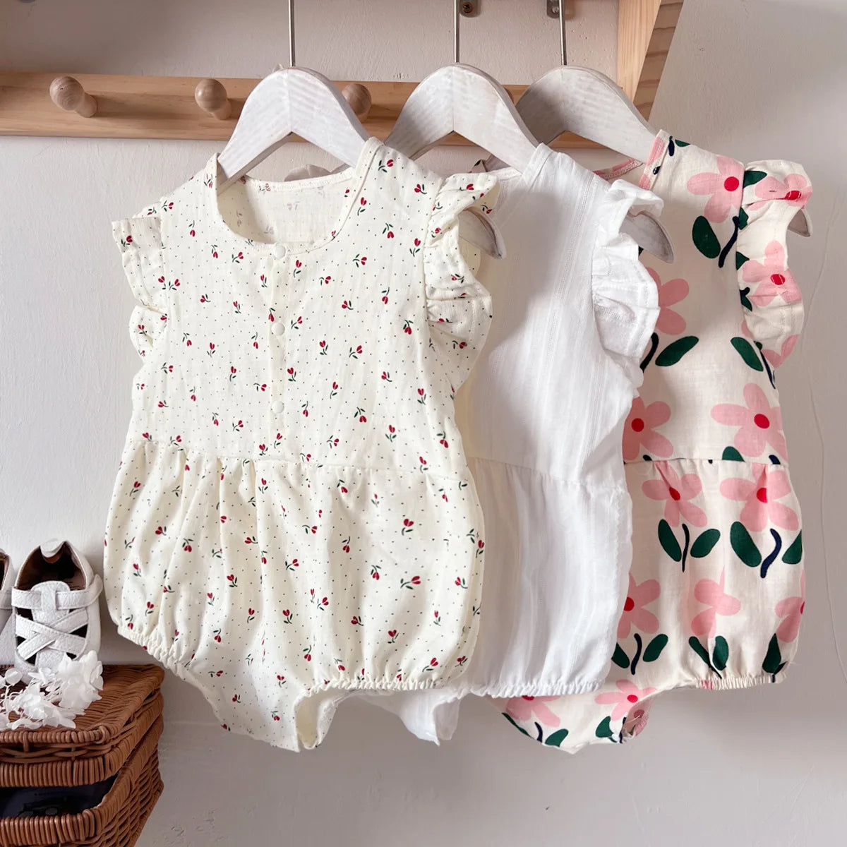 Fly Sleeve Girls Onesie