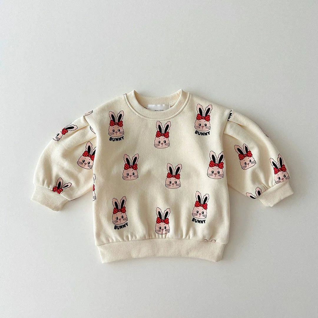 Bear & Bunny Print Jogger Set