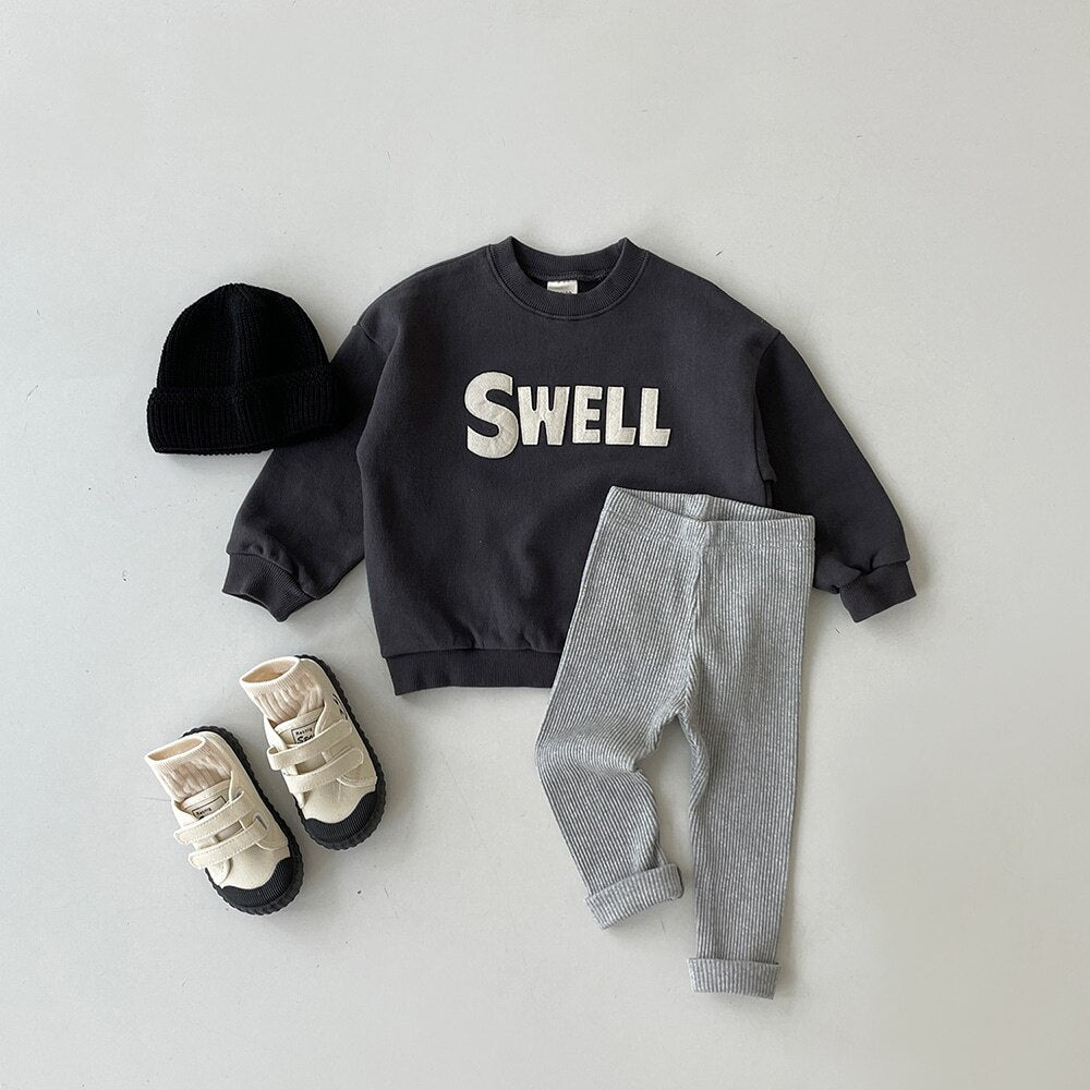 'SWELL' O-neck Sweatshirt