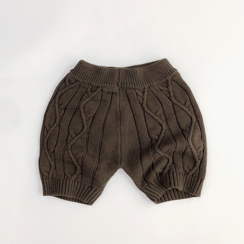 Solid Knit Shorts