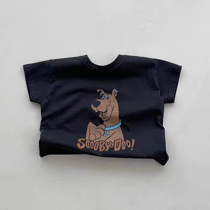 Cute Cartoon Dog Short Sleeve T-Shirt