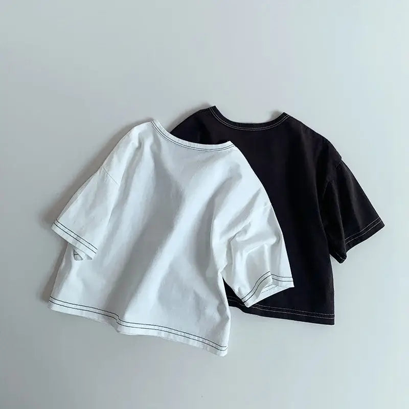 Unisex Letter Print Casual Tee