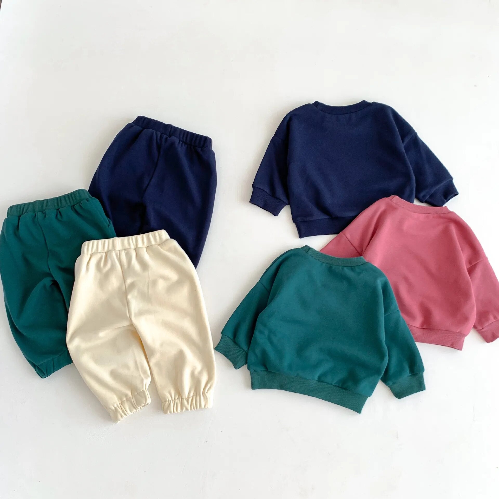 'P' Letter Print Jogger Set