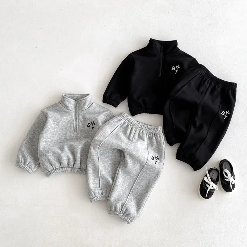 BNT Fleece-Lined Turtleneck Jogger Set