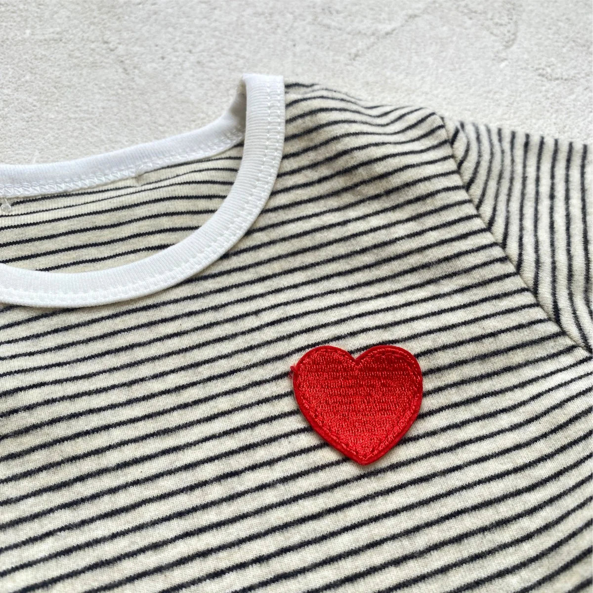 Long-Sleeve Striped Infant Set