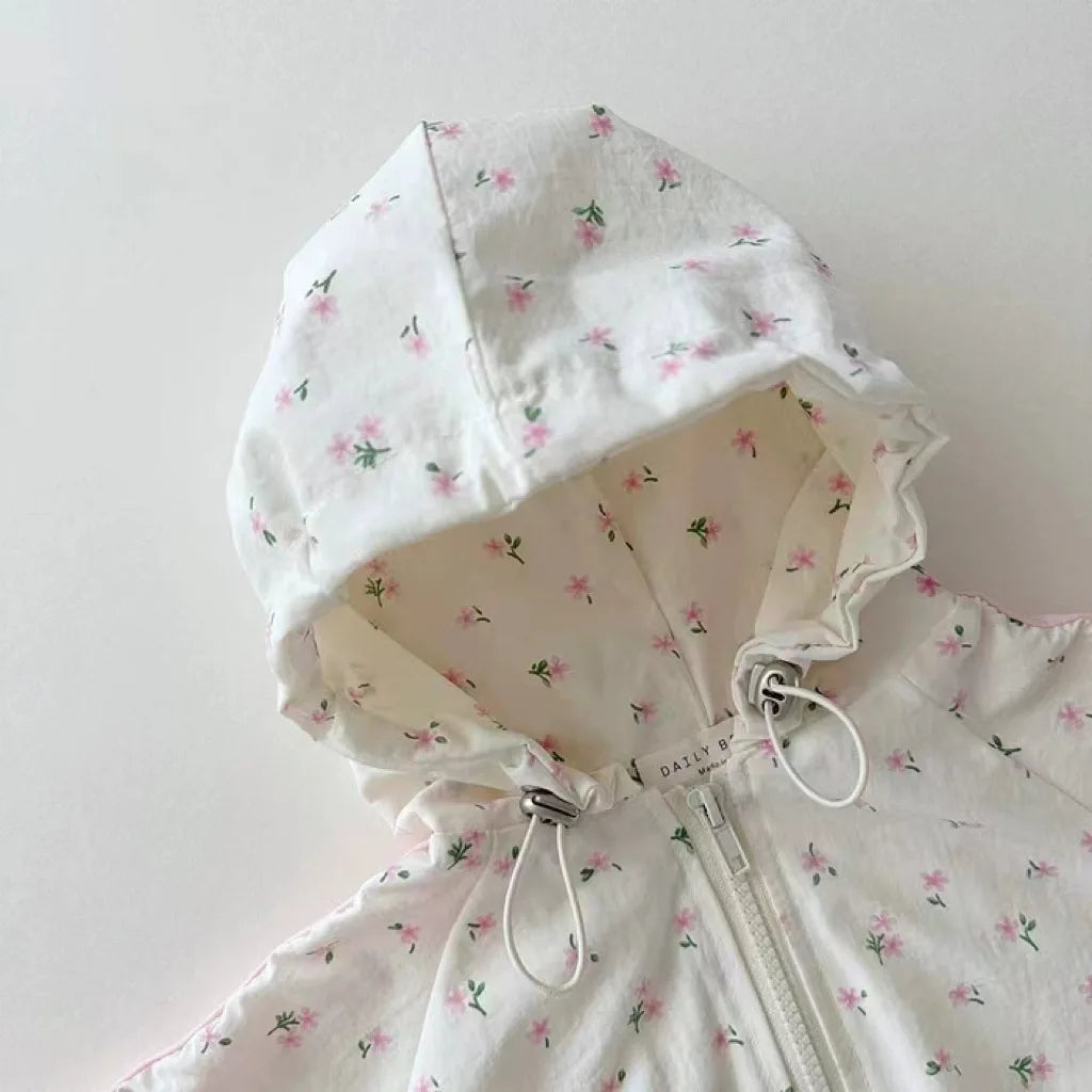 Hooded Jacket & Shorts Two-Piece Set