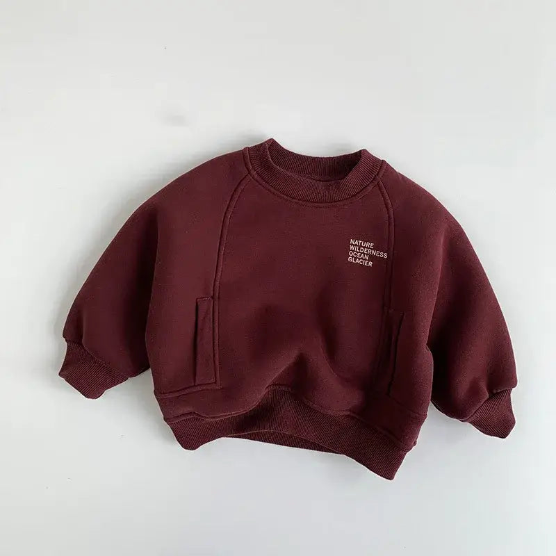 Thick Warm Unisex Fleece Sweatshirt