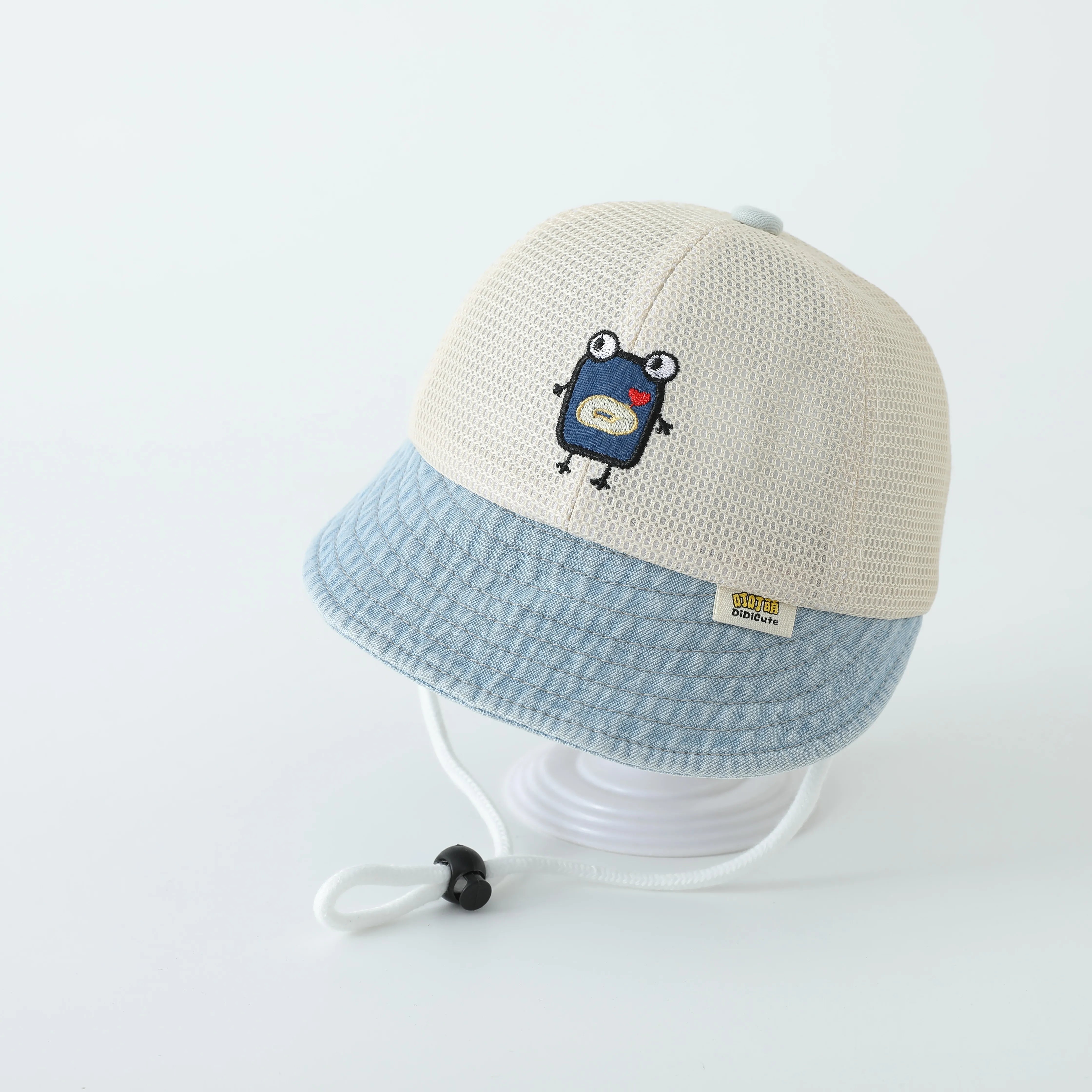Denim Splicing Mesh Baseball Cap
