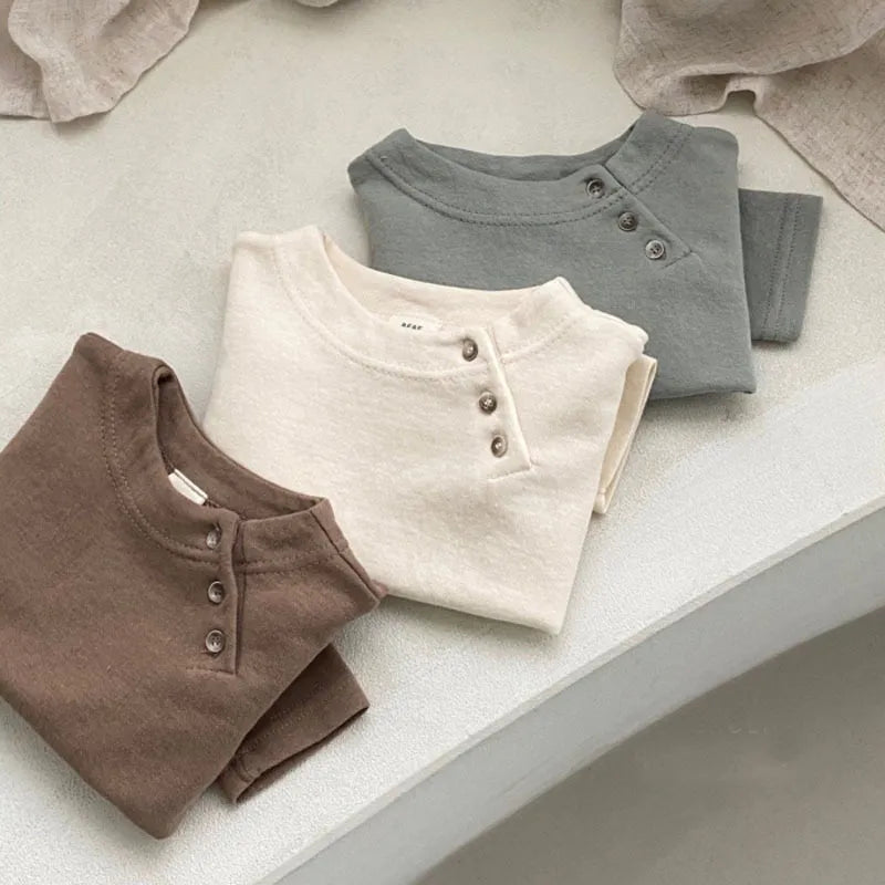 Solid Long-Sleeved T-Shirt