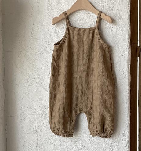 Simple Solid Sling Romper