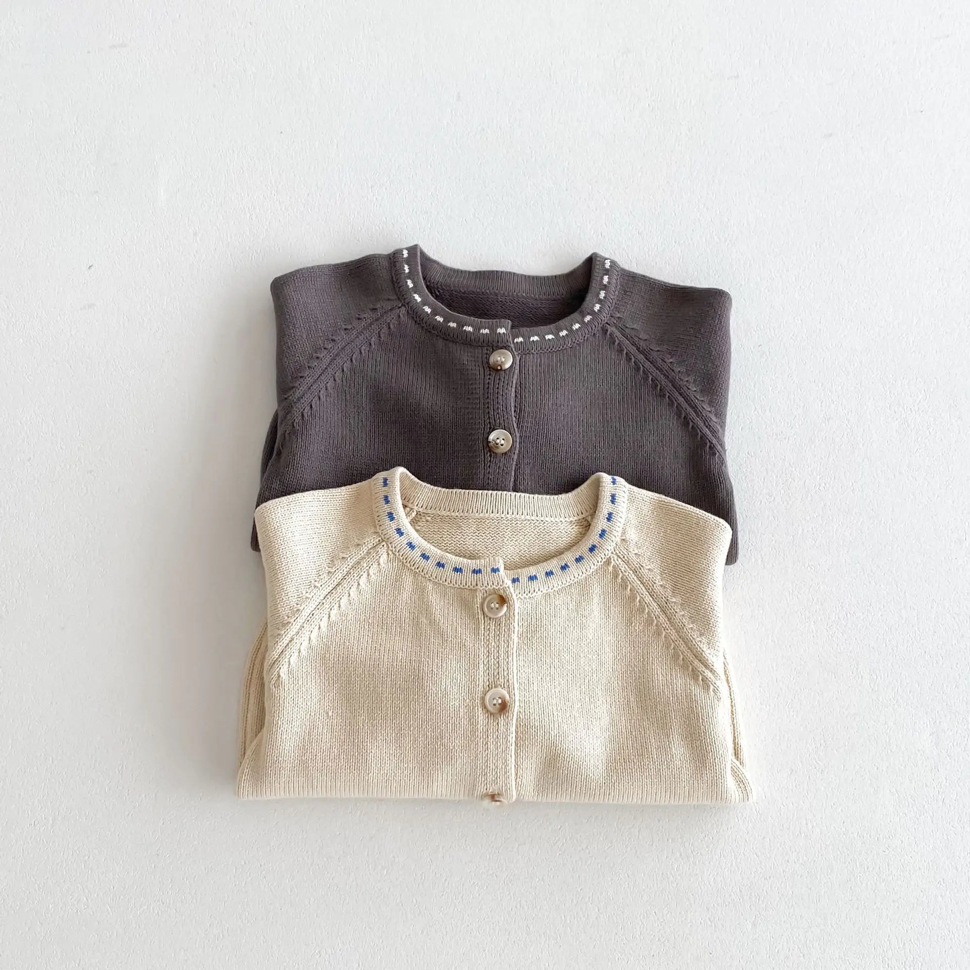 Children's Button-Down Solid Cardigan