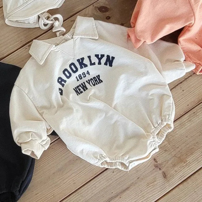 'BROOKLYN' Long-Sleeve Onesie