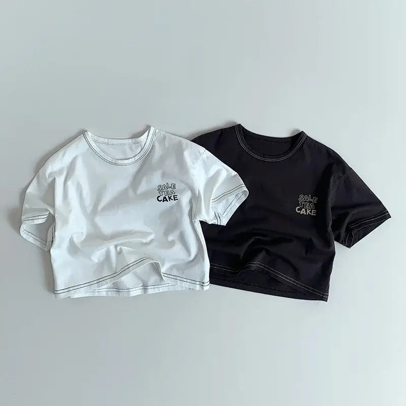 Unisex Letter Print Casual Tee