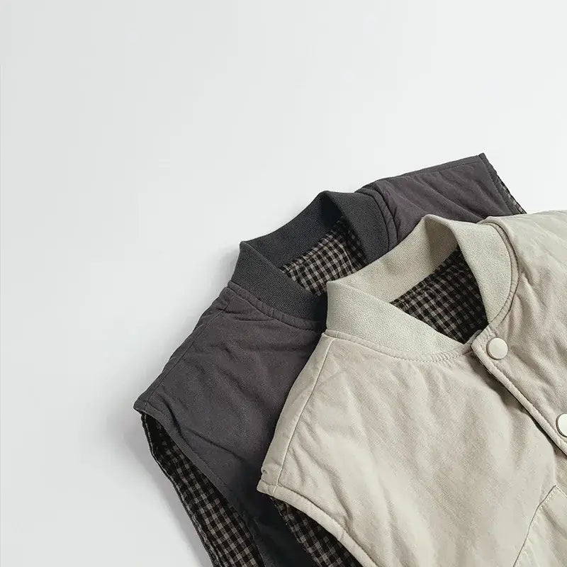 Snap-Button Winter Unisex Vest