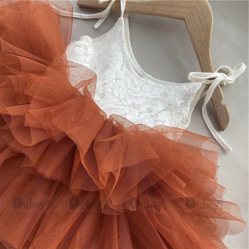 Girls Lace Tutu Dress