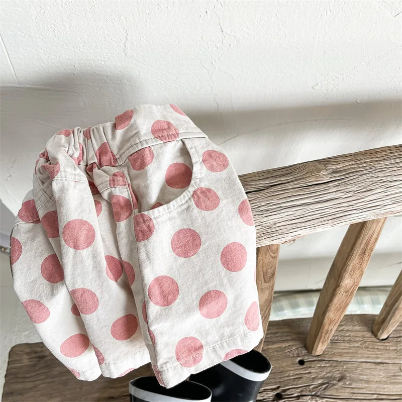 Girls Polka Dot Shorts