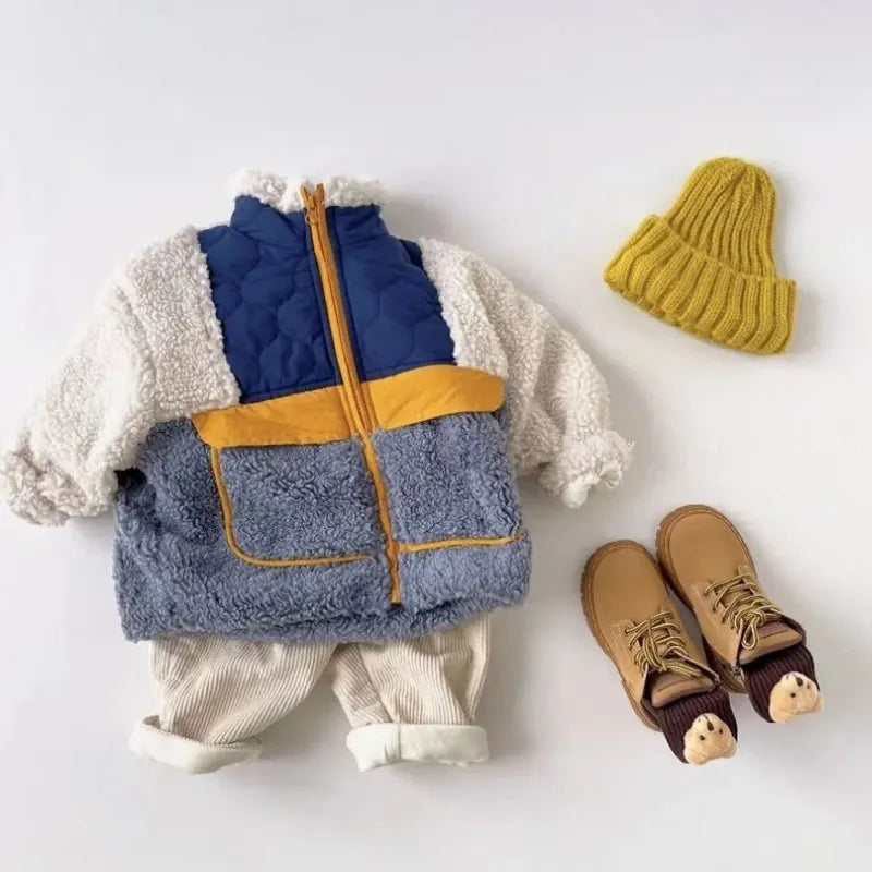 Sherpa Patchwork Jacket