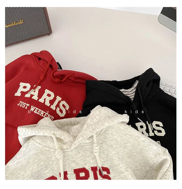 'PARIS' Hooded Sweatshirt