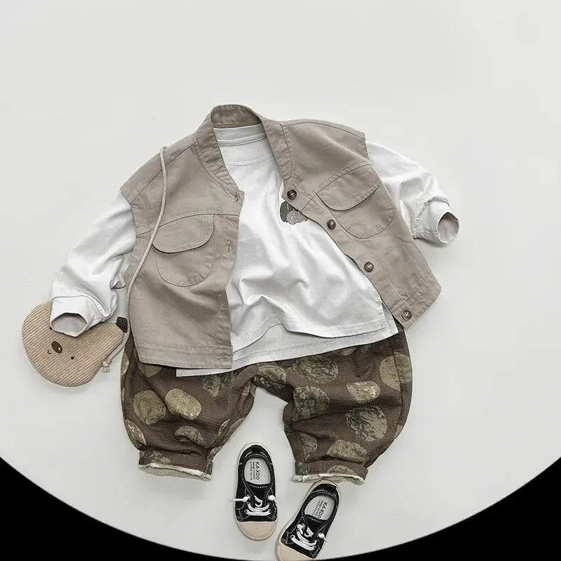 Sleeveless Cargo Vest