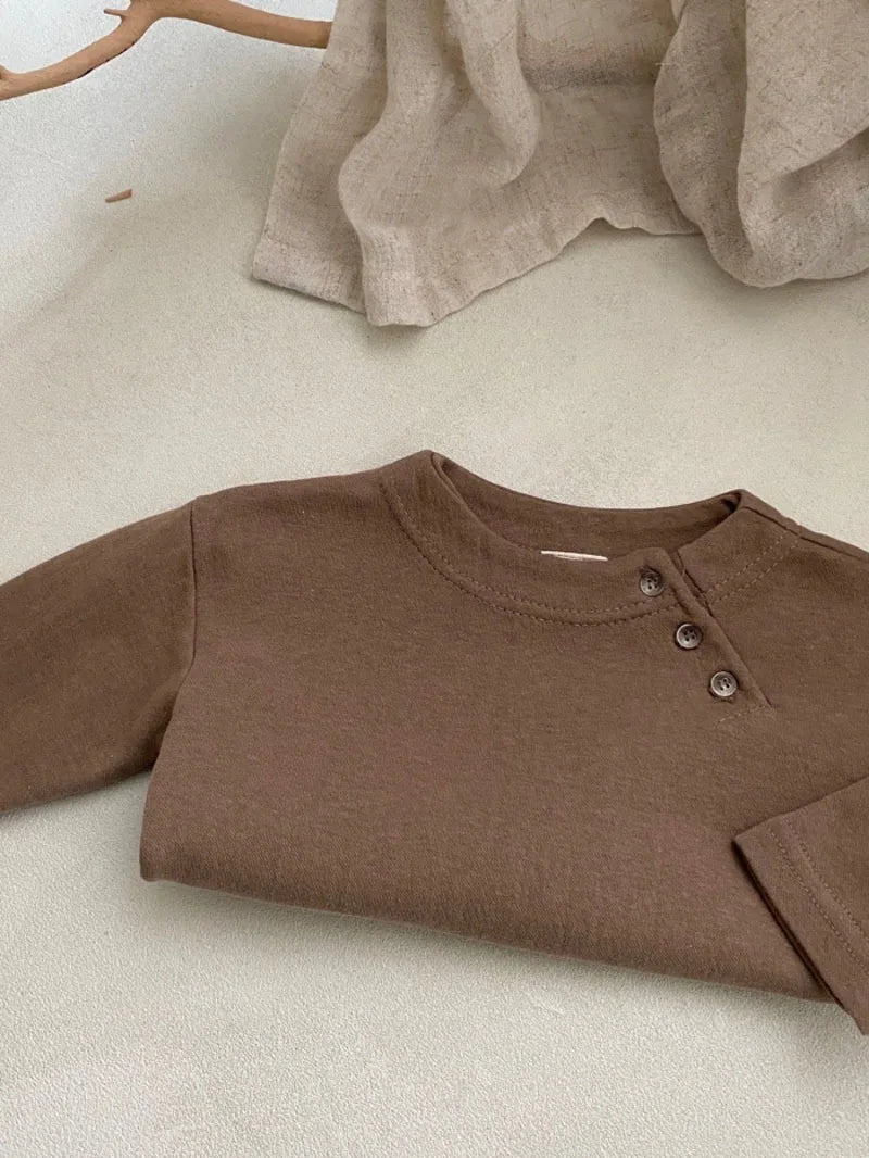 Solid Long-Sleeved T-Shirt