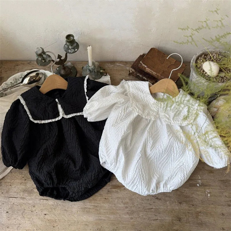 Vintage Front Bow Onesie