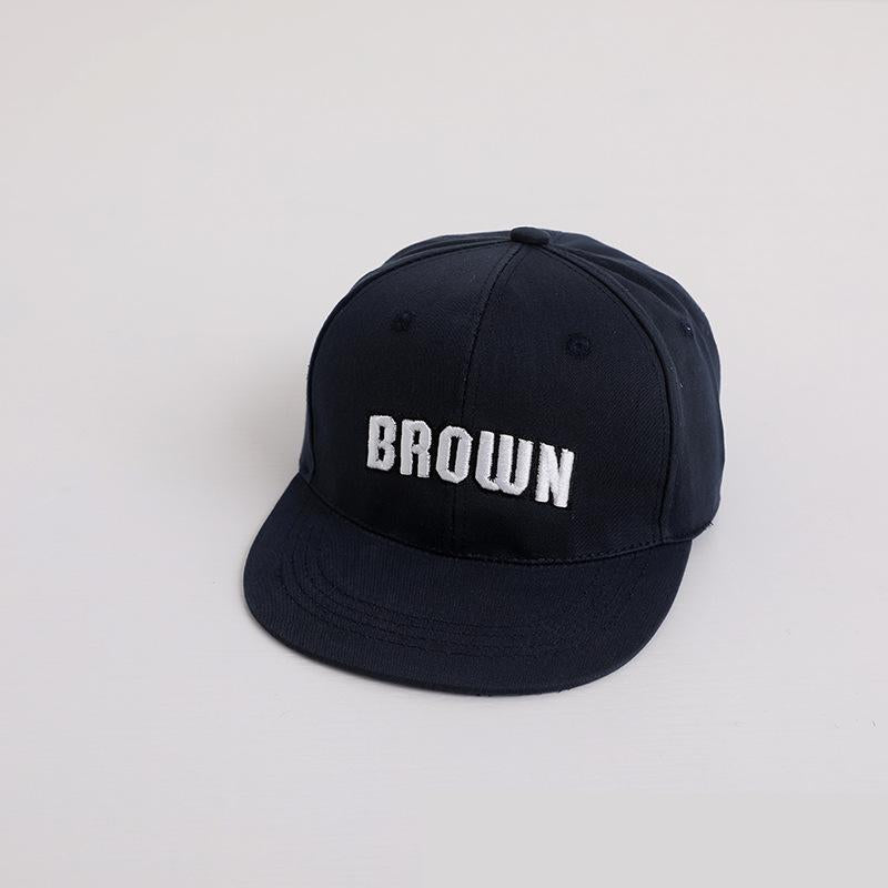 'BROWN' Kids Embroidered Baseball Cap