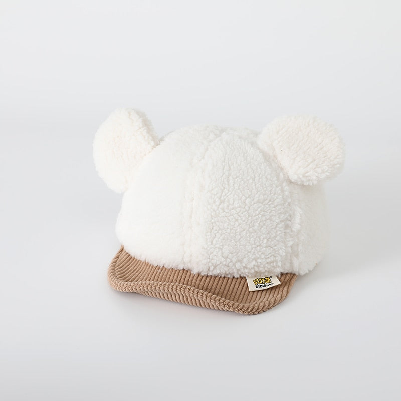 Winter Sherpa Peaked Cap