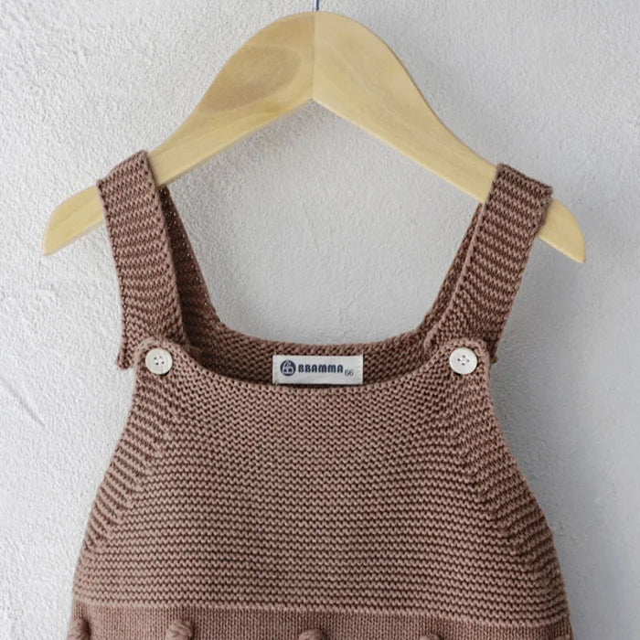 Knitted Romper & Hat Set