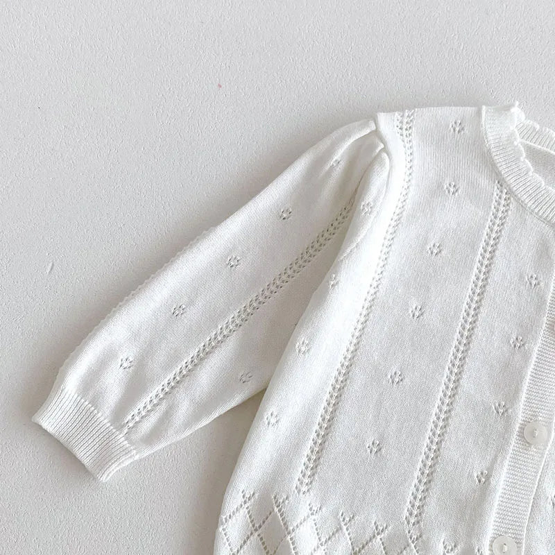 Lightweight Button-Down Knit Cardigan