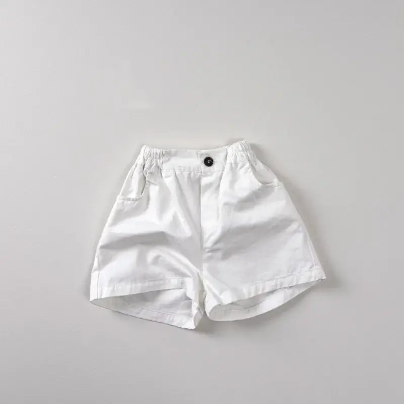 Solid Casual Kids Shorts