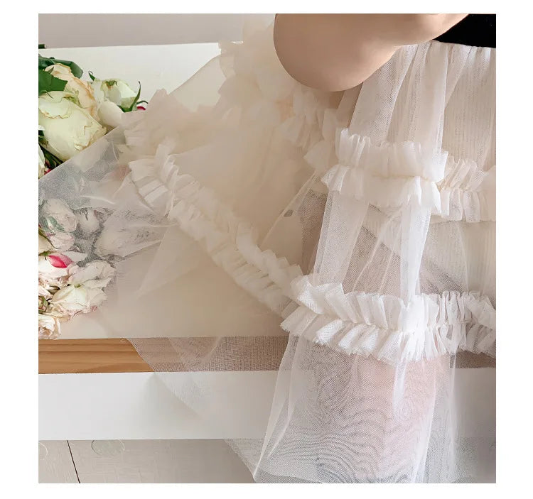 Girls Mesh Dress Onesie