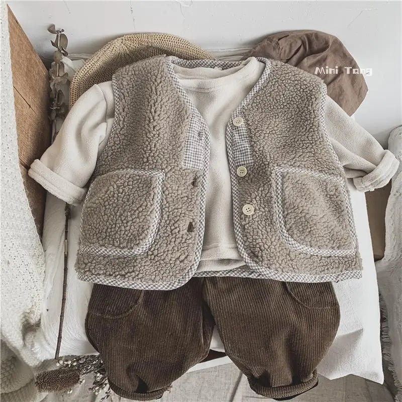 Winter Plush Corduroy Pants