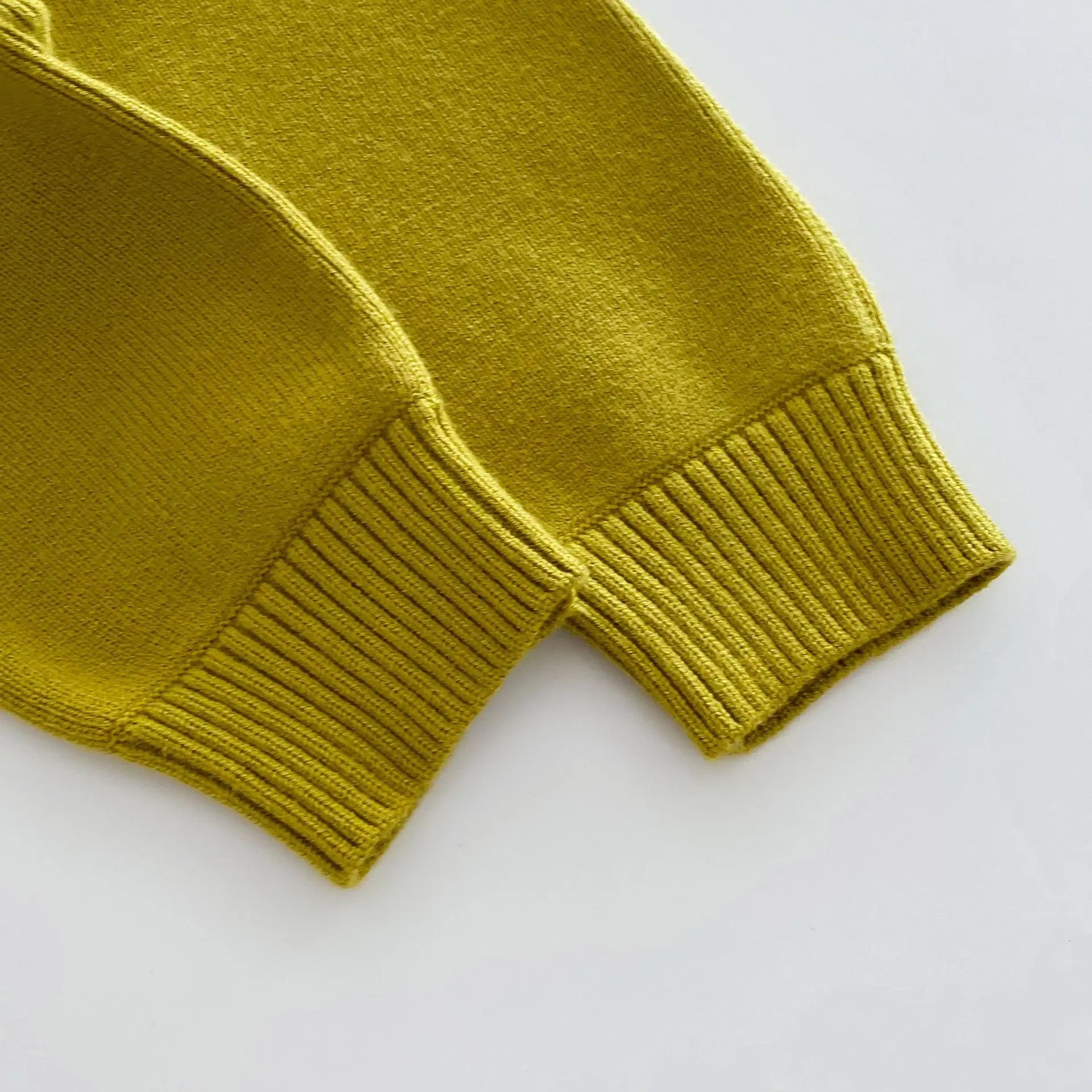 Girls Solid Knit Overalls